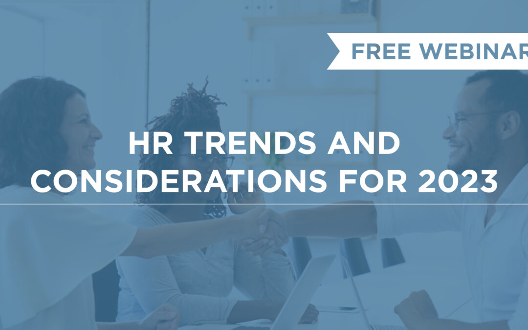 HR Trends and Considerations for 2023